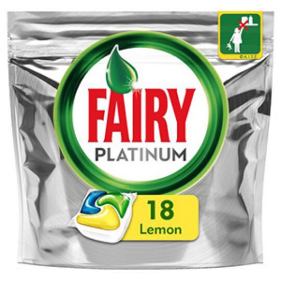 Picture of Fairy Dishwasher Platinum Lemon Tabs 18s x5